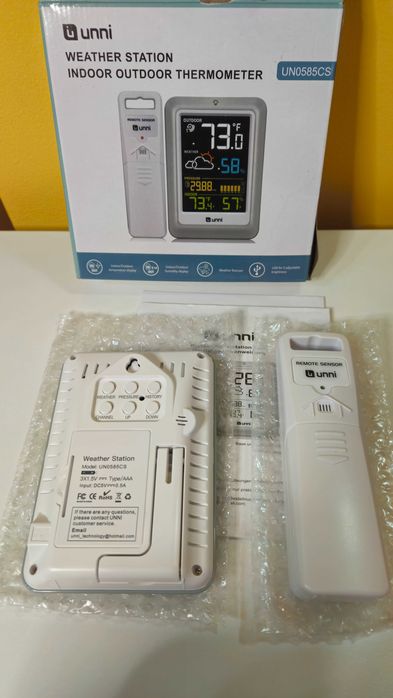 Метеорологична станция,цифров термометър за вътрешна и външна употреба