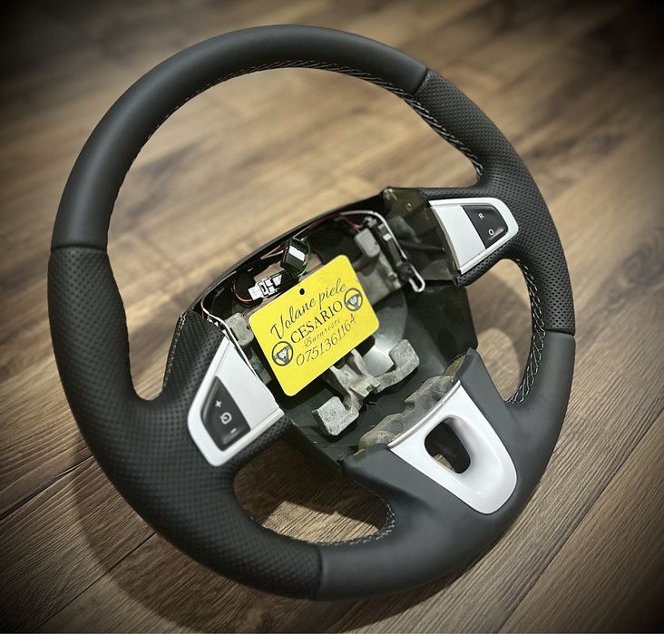Volan piele naturală Nappa Renault Megane 3/Fluence 2008-2016