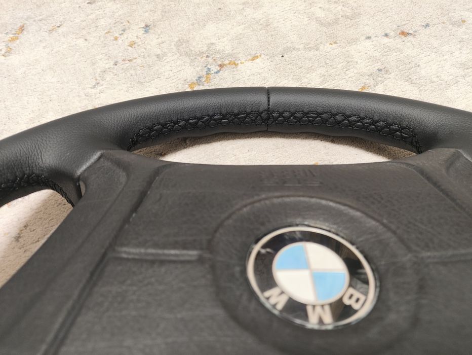 Руль bmw e39 с подушкой перешитый