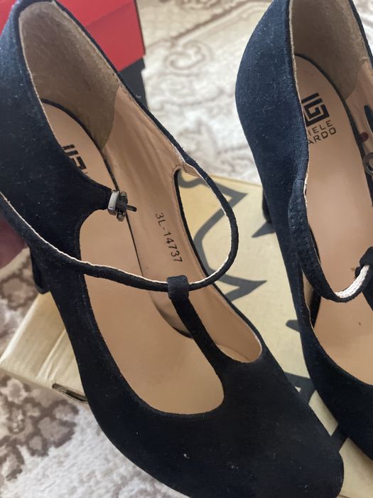 Обувки за повод,естествен велур