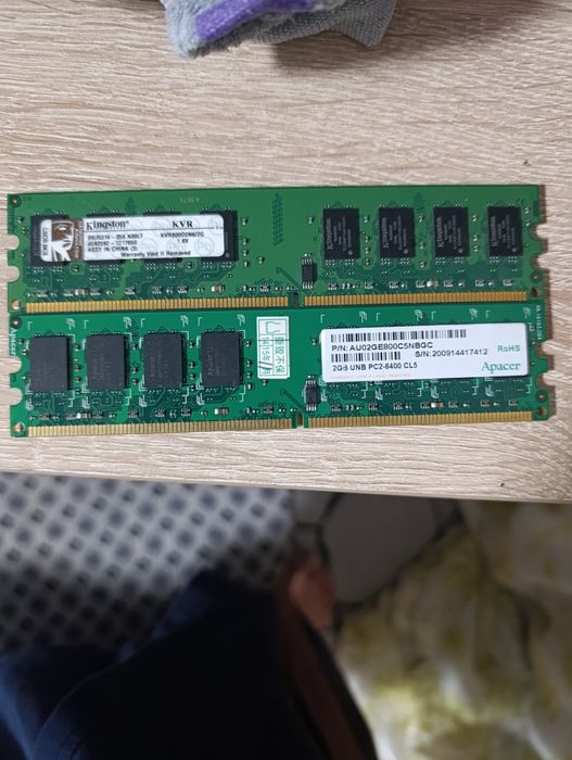 ОЗУ оперативная память DDR 2 по 2GB