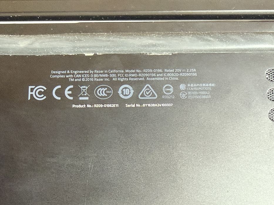 Laptop Razer Blade Stealth 13” intel 7500u i7