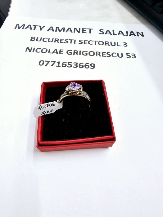 Vand inel dama din aur 14 k 4.02 g cod 302