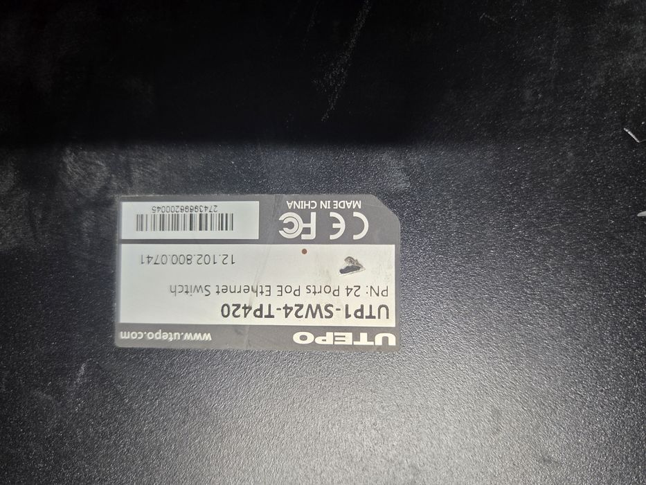 Продам коммутатор Utepo poe switch 48port