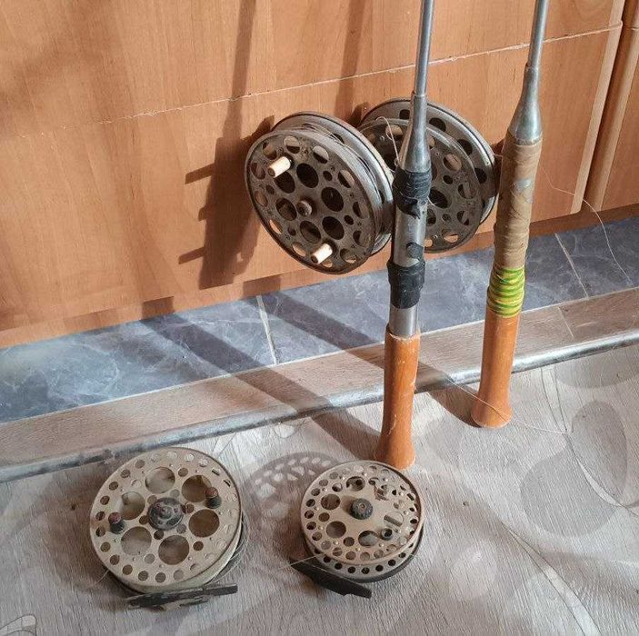 Телескопические советские алюминиевые спиннинги