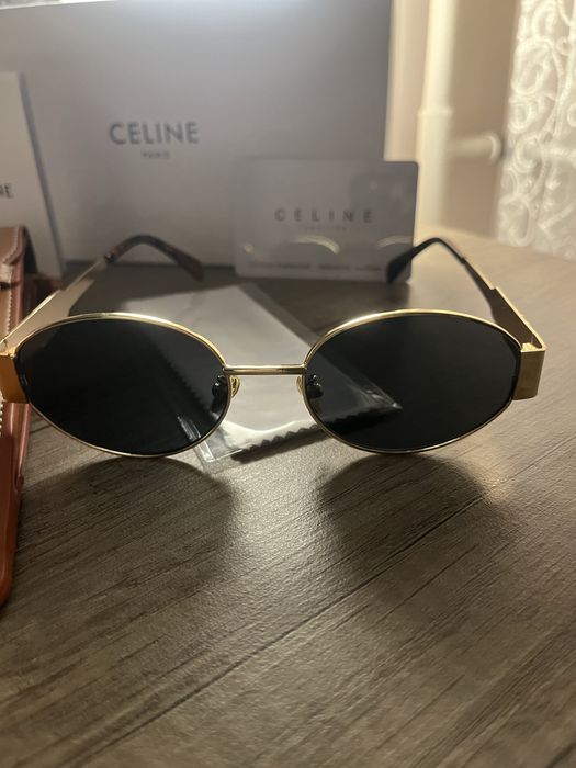 Слънчеви очила и чантичка на Celine
