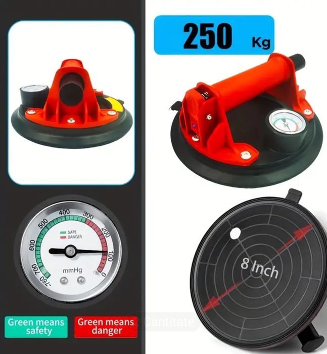 Ventuza puternica cu manometru