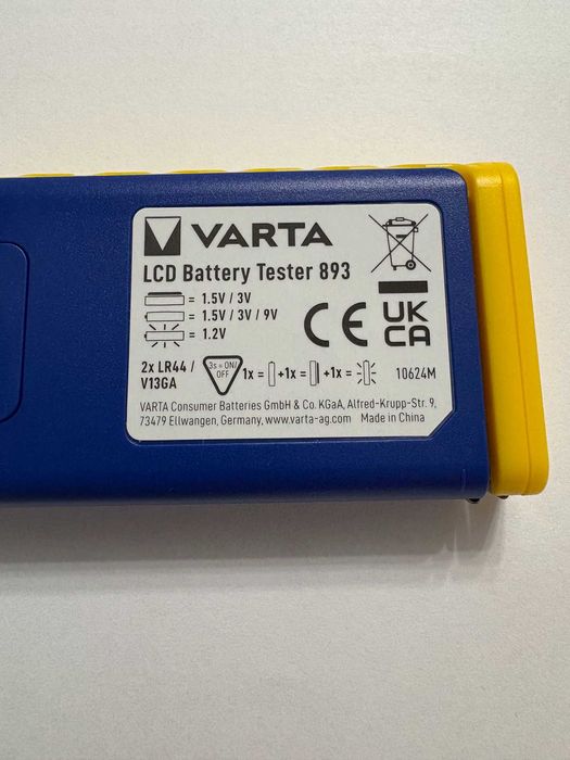 Tester portabil pentru verificat baterii