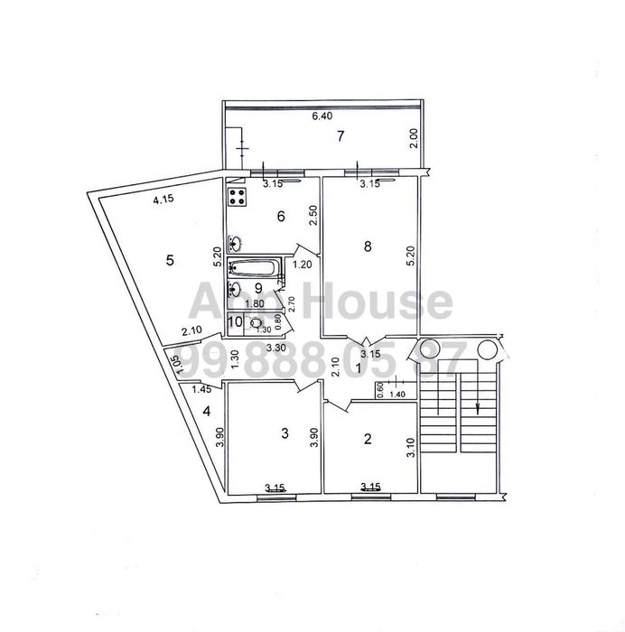 4/1/5 Тузель 2, Улучшенка 98м*, балкон 2х6, большой огород, подвал.