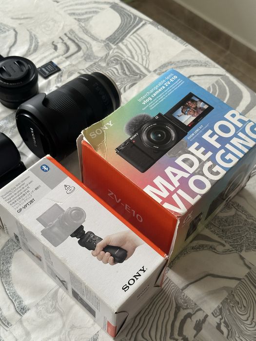 Sony zv e-10 със статив