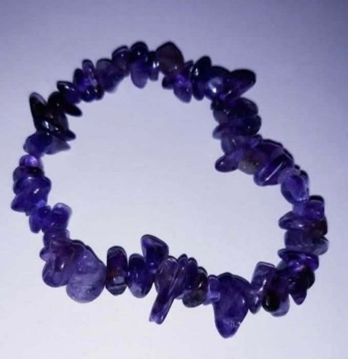 Pandantiv argint tectita Libiana și ametist și brățară ametist