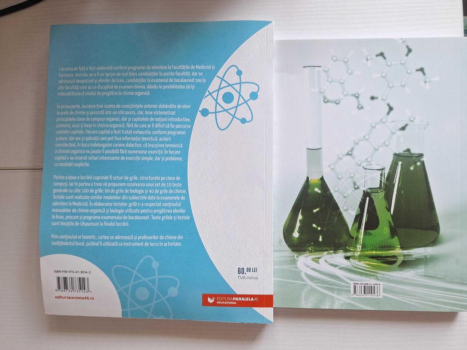 Carte admitere la medicina si carte probleme chimie organica