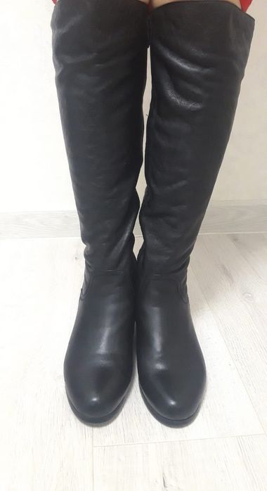 Женский сапоги Натуральный кожа