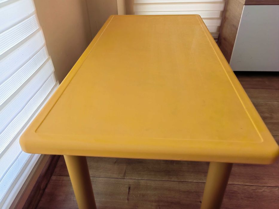 Модулна маса жълта за деца