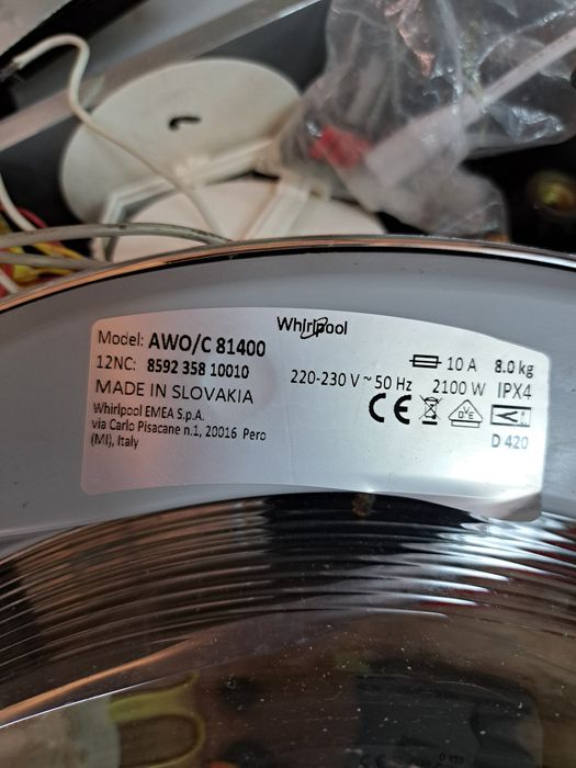 Piese masina de spalat whirlpool