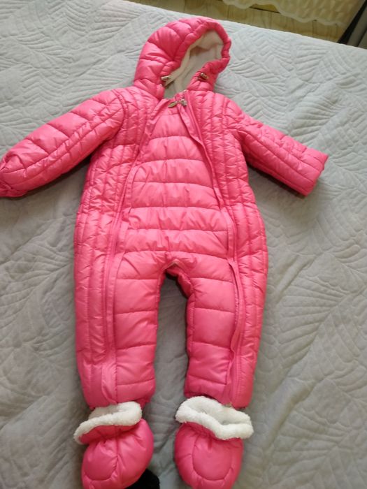 Тёплый демисезонный комбинезон