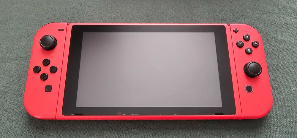 Nintendo Switch V2 - Mario Red & Blue (SPECIAL EDITION) +128GB карта