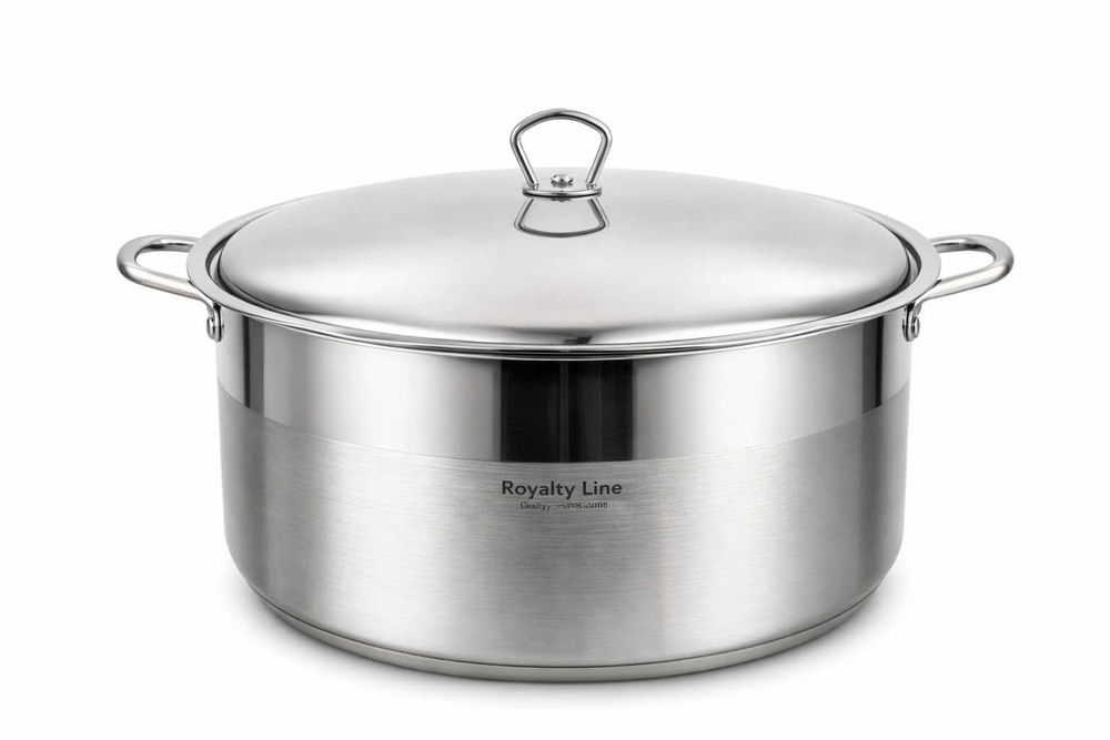 Cratita Inox 40x16 cm 20L Royalty Line cu Capac Metal