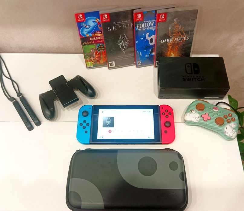 Nintendo switch + весь комплект