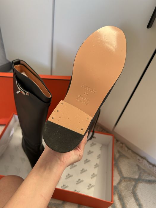 Сапоги hermes натуралка