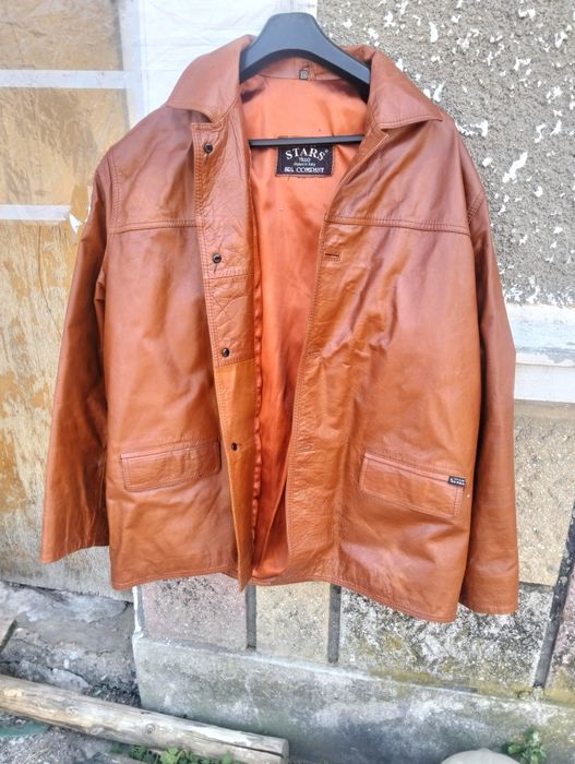 Geci de piele bărbați , XXL,second hand
