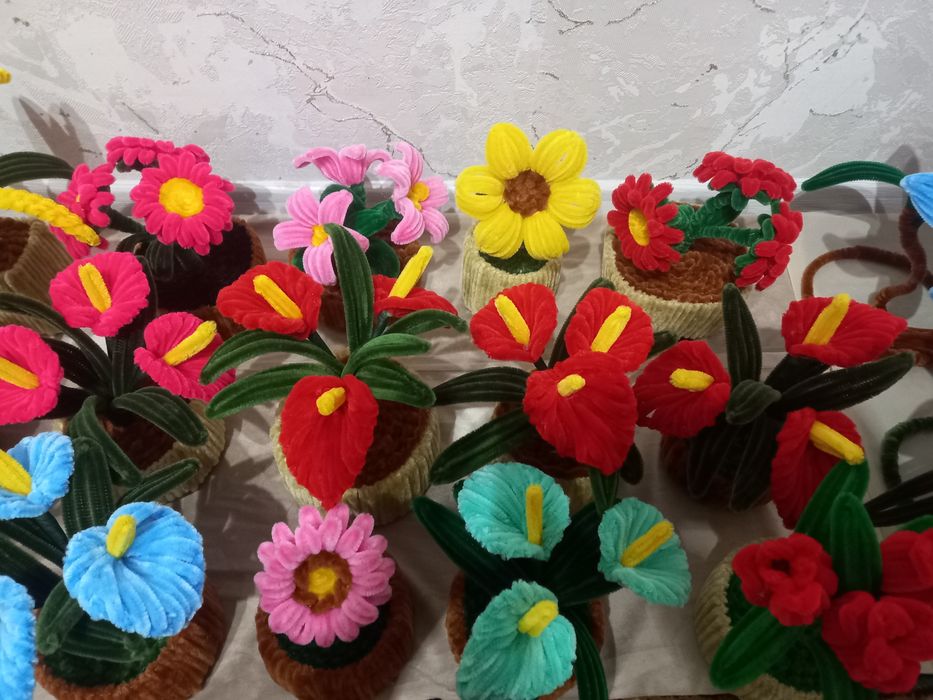 Snil simdan yasalgan suniy gullar