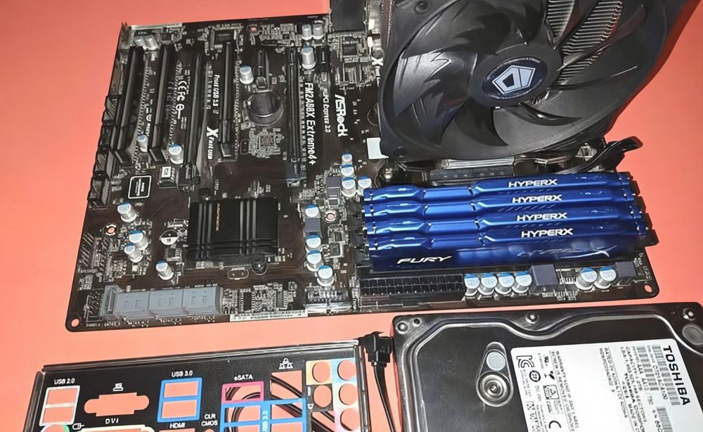 Kit placa de baza -procesor -ram -bonus!
