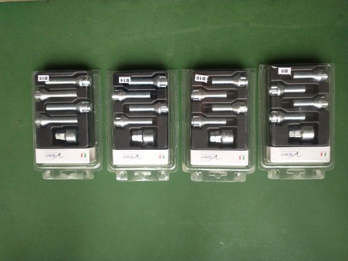 Set prezoane Audi antifurt pt jante cu Distantiere