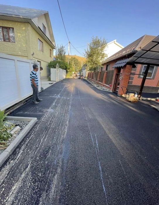 Укладка асфальта  Асфальтирование