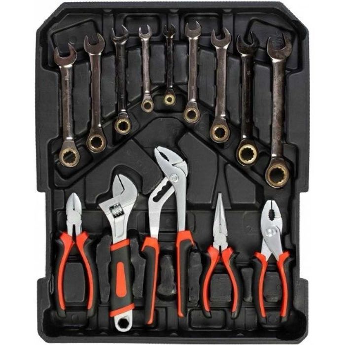 Куфар с колела - инструменти – 1050 части от хром-ванадиева стомана