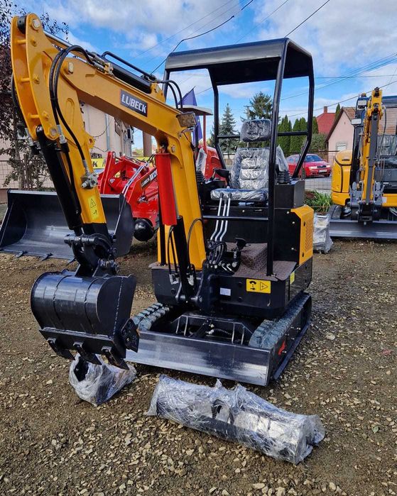 Miniexcavator 1.6tone LUBECK EX-161 Utilaj NOU- 2 ani Garanție
