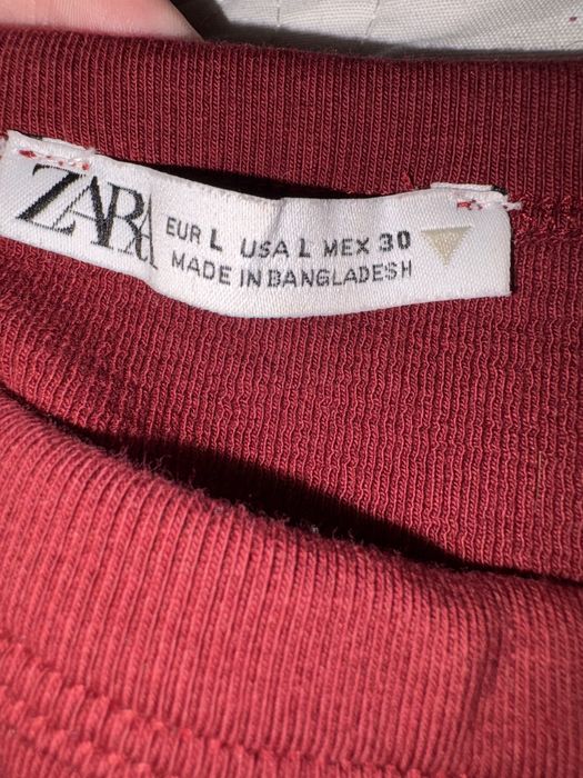 бордовый лонг Zara
