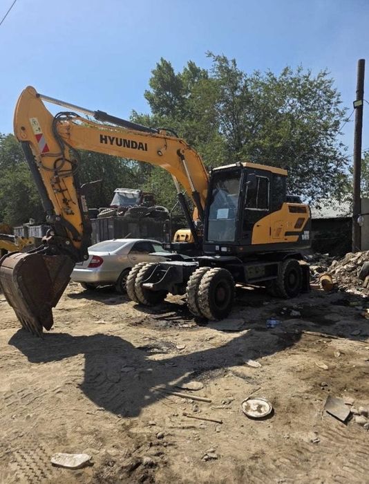 Аренда колесных эксковаторов