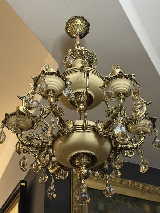 Candelabru din bronz masiv