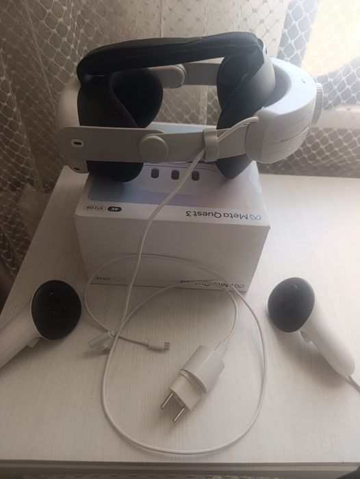 Meta Quest 3 ( 512 gb) ( Viar shlem )