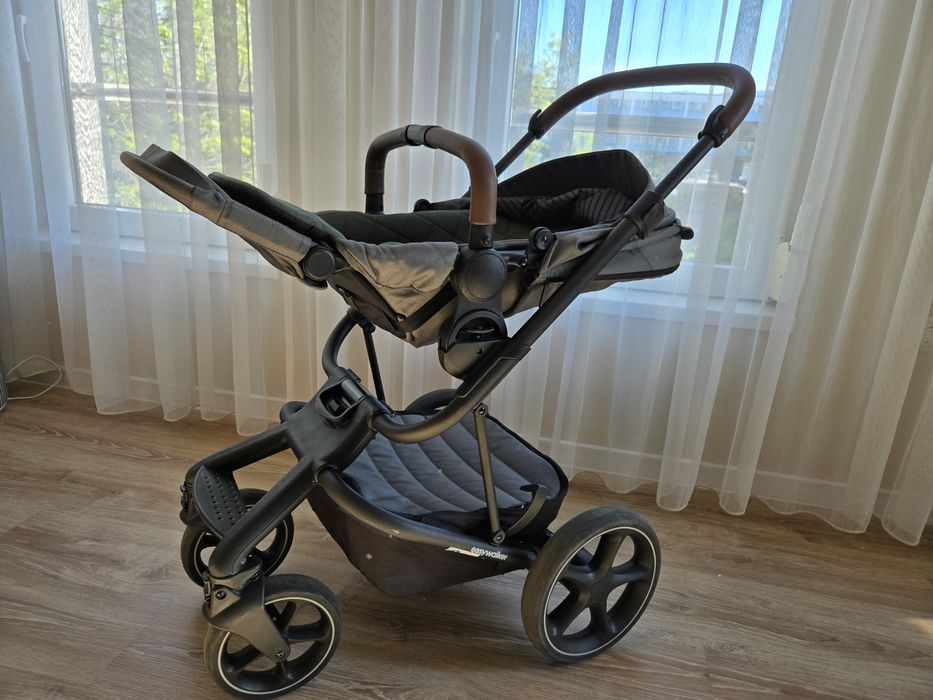 Количка 2в1 Easywalker Harvey3 Premium Emerald green + ЧИСТО НОВО ШАСИ