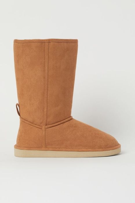 высокие теплые угги h&m 35 размер camel ДОСТАВКИ НЕТ ниже себестоимост