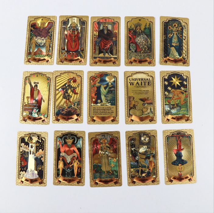 Таро Уэйта классические , большие, золотые подарочные, оригинал