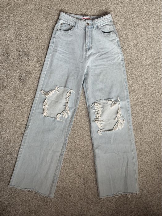 Светло сини Дънки