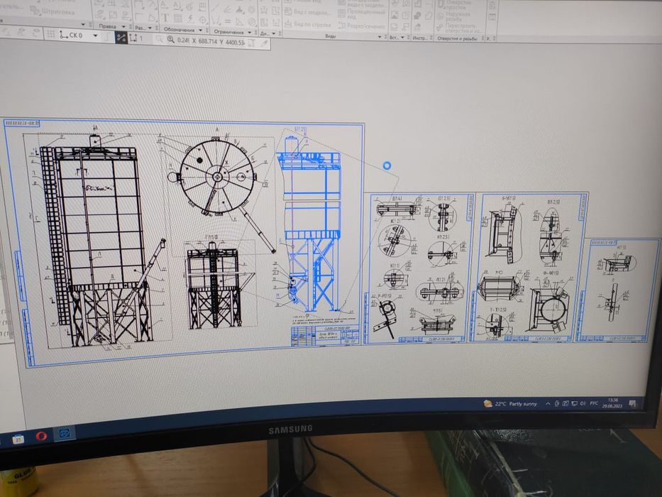 Силос для цемента