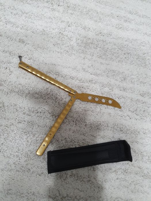 Butterfly auriu metalic