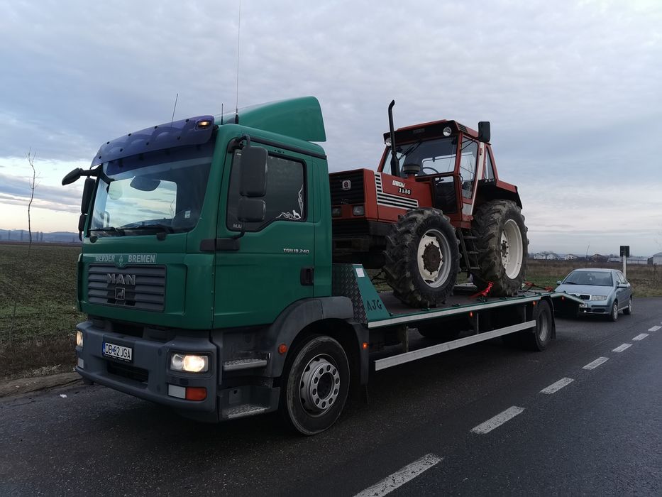 Tractări utilaje, Transport utilaje