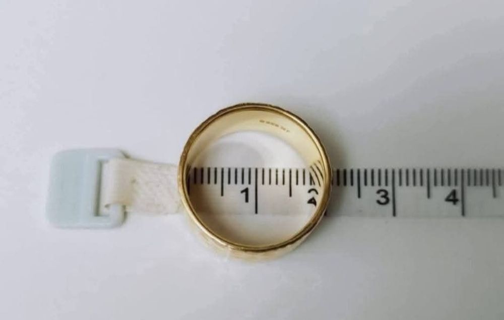 Vechi inel, model Big Reflection, din argint de 925, placat cu aur de 18K, Jane Konig JK