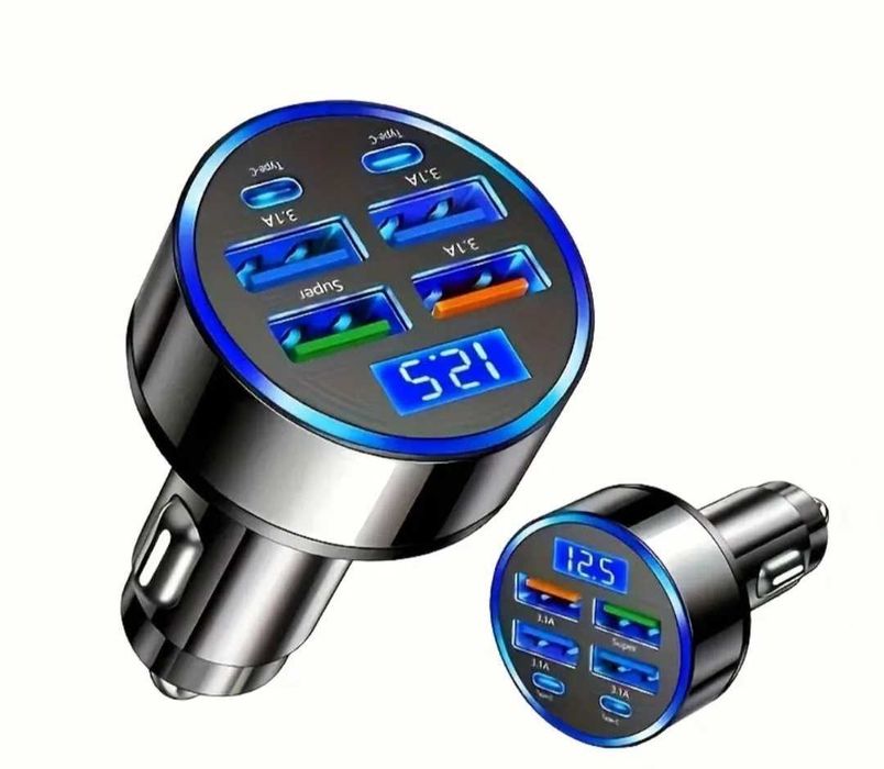 Priza auto incarcare rapidă fast charger 12v tip c si usb