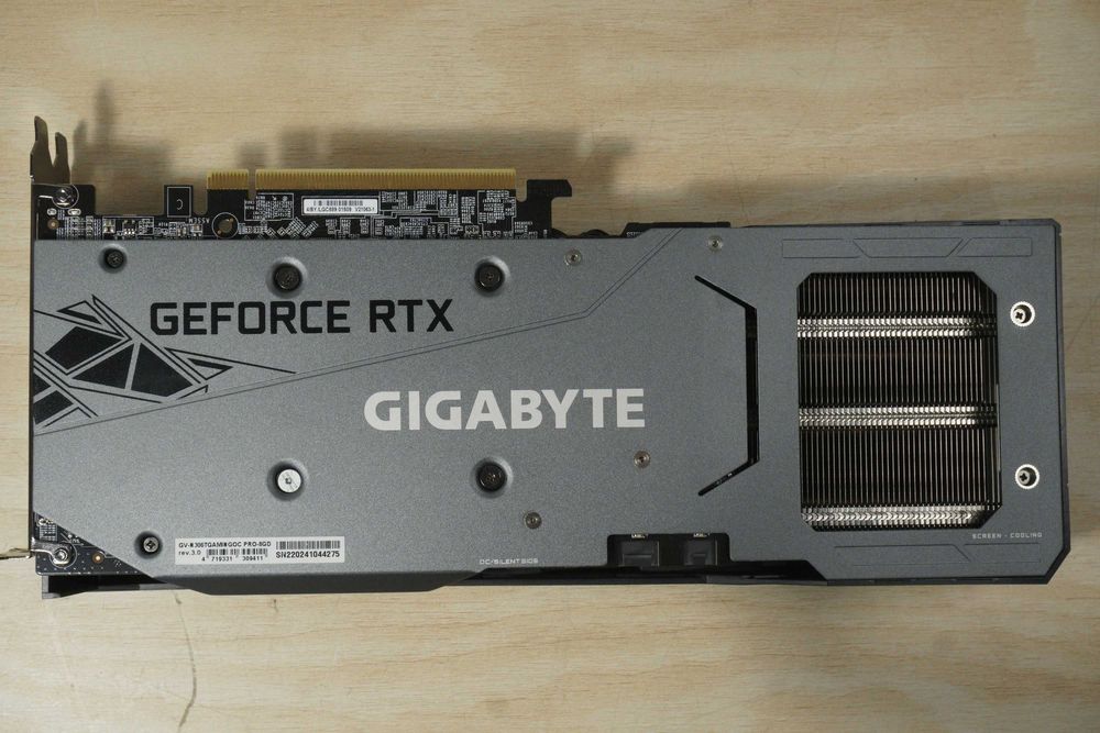 GPU RTX 3060 Ti 8GB Gigabyte Gaming OC Nvidia GeForce Видеокарта / Вкл.ДДС