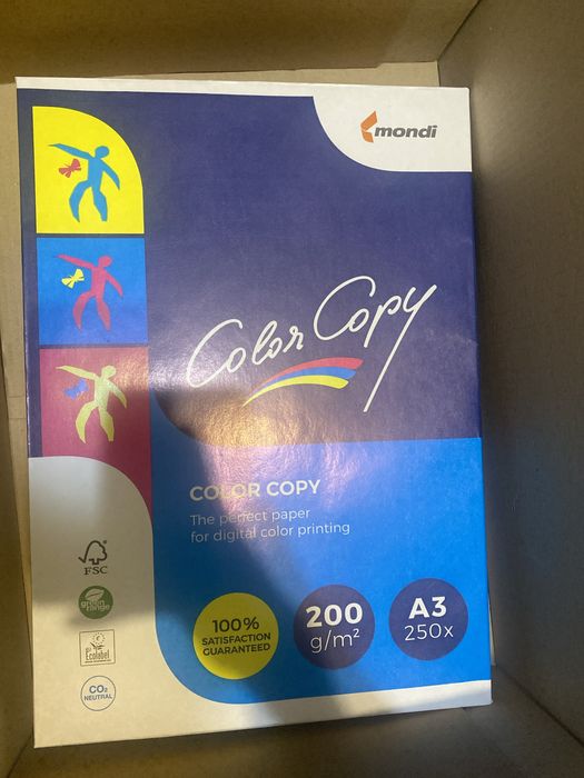 Mondi Color Copy 200 бумага, A3, 250 шт, матовое покрытие