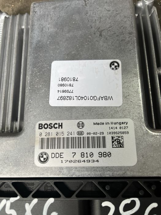 Компютър бмв х5/х6 е70/71 3.5д 286 ( computer/cas/key bmw x5/x6 286hp