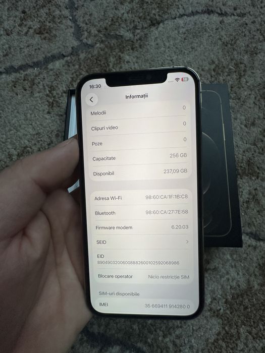 iPhone 12 Pro Gold, 256Gb, full box