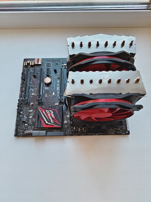 Комплект мать + проц + кулер