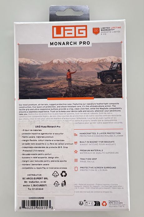 Husă UAG Monarch Pro iPhone 15 Pro